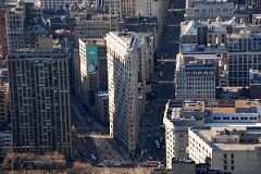 
Flatiron Building Close Up From New York City Empire State Building
